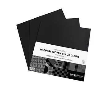 Natural Woven Black Cloth Collection